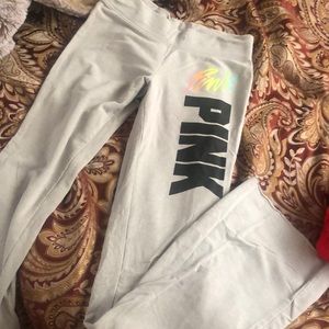 Vs pink flare yoga pants